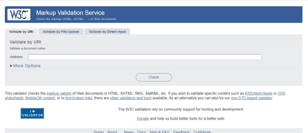 W3c validator