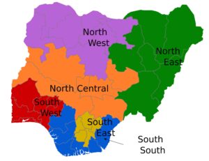 regions in Nigeria