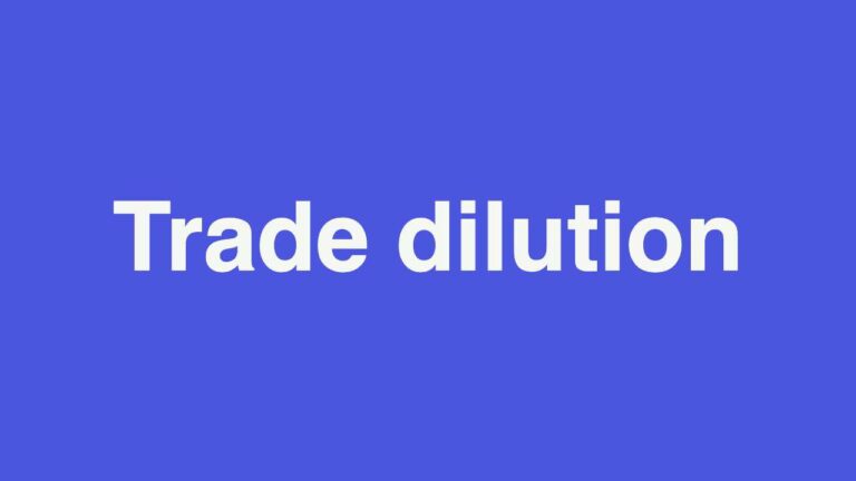 Trade dilution