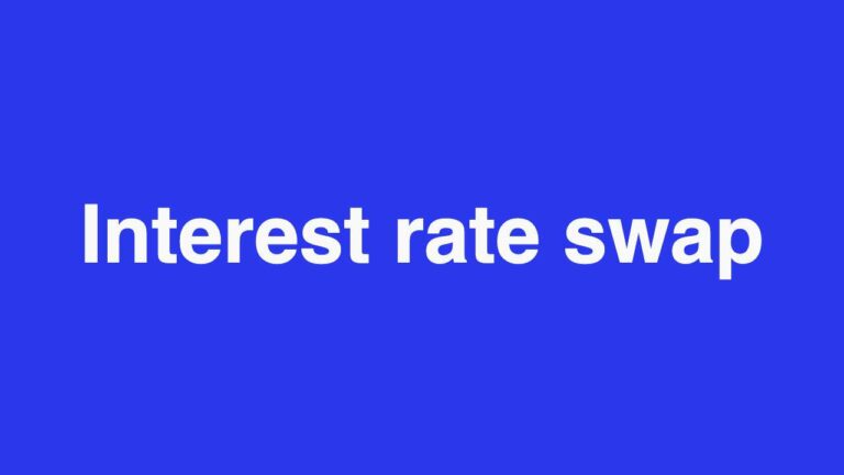 Interest rate swap